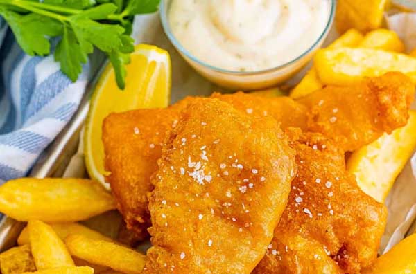 British fish and chips