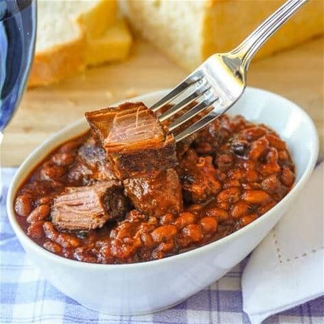 BBQ pull pork with baked beans and sweet potato