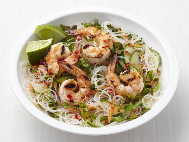 Garlic shrimp scampi
