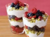 Granola, Yogurt, Berry Parfait